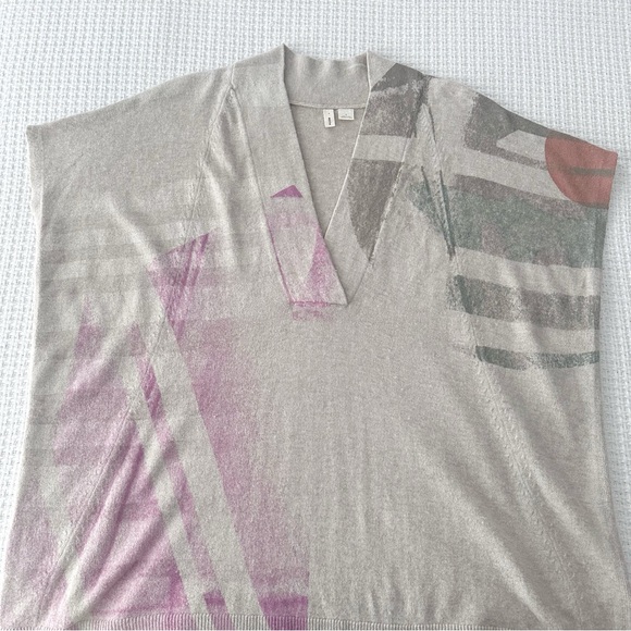 MOTH Anthropologie Wool Cashmere Blend Oversized Sleeveless Sweater Womens Small - Picture 3 of 8